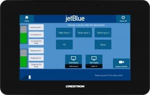 jwtBlue Crestron Touch Panel 2
